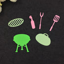 Metal Cutting Dies Stencil For Scrapbooking DIY Card Making Picnic Set Kit