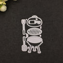 Metal Cutting Dies Stencil For Scrapbooking DIY Card Making Picnic Set Kit