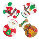 4Pcs Cute Christmas Knife Fork Bags Cartoon Tableware Cutlery Silverware Holder