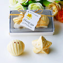 Ceramic Starfish Shell Spice Salt Pepper Mesh Shaker Jar Container
