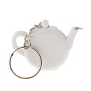 Tea Pot Key Ring Tape Measure Keychain Wedding Party Gift Favors