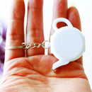 Tea Pot Key Ring Tape Measure Keychain Wedding Party Gift Favors