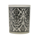 Vintage Black Floral Glass Tea Light Candle Holder Christmas Party Favors