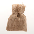 12pcs Rustic Hessian Jewelry Pouch Drawstring Gift Bag Wedding Gift Favor