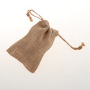 Pack of 12 Drawstring Burlap Bags Love is Sweet Printed Snacks Jewelry Jute Pouches Wedding Favours