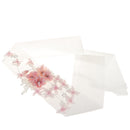 Fashion Flower Tulle Headband Wrap Scarf Ties Woman Bridal Lace Hair Accessories