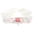 Fashion Flower Tulle Headband Wrap Scarf Ties Woman Bridal Lace Hair Accessories