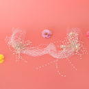 Wedding Bridal Veil Crystal Flower Headband Headpiece Hairband Hair Costume