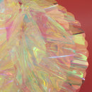 Pack of 3 Rainbow Film Foil Gradient Hanging Honeycomb Flower Ball Wedding Venue Decor