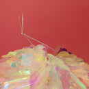 Pack of 3 Rainbow Film Foil Gradient Hanging Honeycomb Flower Ball Wedding Venue Decor