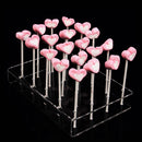 20 Holes Acrylic Cake Pop Lollipop Stand Holder Wedding Birthday Party Dessert Decorations