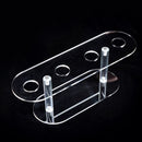 4 Slots Clear Acrylic Cake Cupcake Ice Cream Cone Holder Display Stand Wedding Baby Shower Birthday Party Dessert Decor