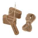 100pcs Handmade Vintage Kraft Paper Hanging Gift Tag Labels Christmas Party
