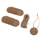 50pcs Thank You For Celebrating With Us Kraft Paper Hanging Gift Tag Labels