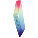 Sparkling Birthday Queen Satin Sash Birthday Girls Sash Ribbon Rainbow