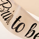 6pcs Set Bride To Be Bride TrIbe Satin Sash Bridal Shower Party Accessories