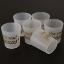 6pcs She Said Yaaas Drinking Cups Bridal Shower Bachelorette Party Accessory