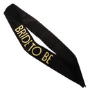 Bride To Be Satin Sash Bridal Shower Bachelorette Party Sash Accessories