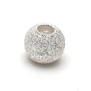 s925 5pcs Sterling Silver Loose Beads Bracelet Round Handmade DIY Jewelry