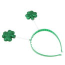 St Patricks Day Glitter Shamrock Headband Leprechaun Costume Accessories