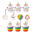 12 Set Unicorn Paper Cupcake Wrapper Bake Cup Liner Muffin Party Decor