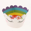 12 Set Unicorn Paper Cupcake Wrapper Bake Cup Liner Muffin Party Decor