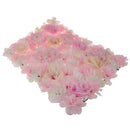 Artificial Silk Flower Wall Panels Backdrop Home Shop Wedding Venue Decor