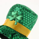 Irish St Patricks Day Shamrock Headband Fancy Dress Top Hat for Women Girls Novelty Gift