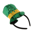 Irish St Patricks Day Shamrock Headband Fancy Dress Top Hat for Women Girls Novelty Gift