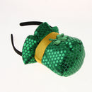 Irish St Patricks Day Shamrock Headband Fancy Dress Top Hat for Women Girls Novelty Gift