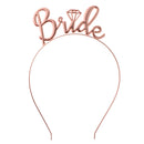 Bride Headband Tiara & Sash Set Bride To Be Gift Bridal Shower Decoration
