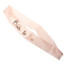 Bride Headband Tiara & Sash Set Bride To Be Gift Bridal Shower Decoration