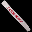 Bride to Be Satin Sash - Bachelorette Party Favors - Bridal Shower Supplies Â–Wedding Shower Decoration