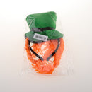 St. Patrick's Day Fabric Hat with Braids Party Accessory