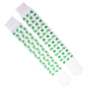 1 Pair Irish Shamrock Long Socks Stockings Happy St Patrick Party Costume