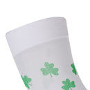 1 Pair Irish Shamrock Long Socks Stockings Happy St Patrick Party Costume