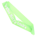Kiss Me I Am Irish Satin Sash Girls Night Out St Patricks Day Fancy Dress