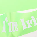 Kiss Me I Am Irish Satin Sash Girls Night Out St Patricks Day Fancy Dress