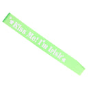 Kiss Me I Am Irish Satin Sash Girls Night Out St Patricks Day Fancy Dress