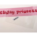 Birthday Princess Satin Sash Girls Birthday Hen Stag Party Fancy Dress Pink