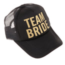 Team Bride Mesh Hats Cap Snapback Hat For Bridal Shower Bachelorette Party