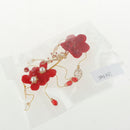 Bridal Butterfly Design Hair Clips Rhinestone Pearl Bridal Headdress Wedding Accessories