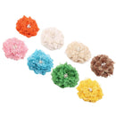 Hessian Jute Burlap Rose Flowers for Christmas Wedding Party Decoration Hair Accessories Scrapbooking