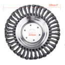 20cm Weed Trimmer Head Lawn Mower Sharpener 8 Inch Grass Weeder Lawnmower Steel Brush Head