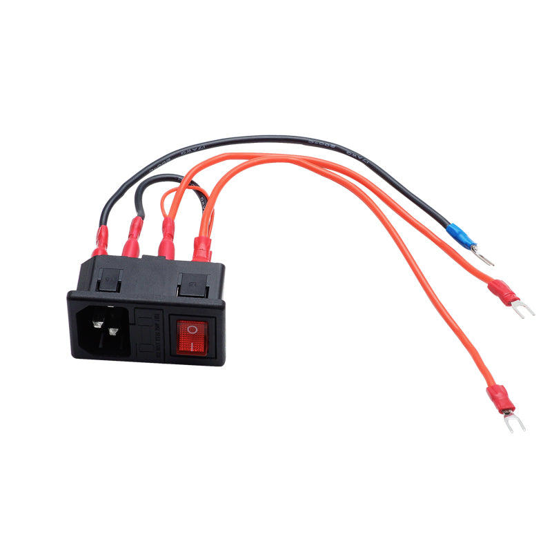 220V/110V 15A Short Circuit Protection Safety Power Switch Socket Module With Fuse Switch
