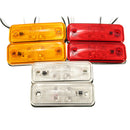 4 LED Side Marker Light Indicator Lamp for Bus Truck Trailer Lorry Caravan 12~24V E8