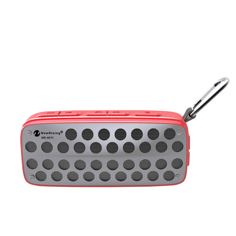 Portable Outdoor Wireless bluetooth Speaker IPX4 Waterproof FM Radio TF Card Speaker with Mic