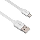 Onten OTN 7287 Lightning to Micro USB flat cable for Android devices Aluminum Alloy Shell