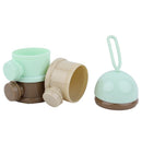 Portable 3 Tiers Baby Kids Milk Powder Storage Box Safe Food Formula Dispenser