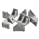 Suleve AJ28 10Pcs 2028 Aluminium Angle Corner Joint 20 Series Aluminum Extrusion 20x20mm Right Angle Bracket Furniture Fittings